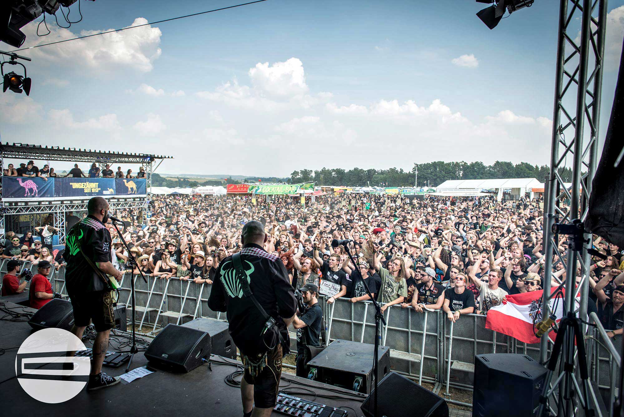 Drescher live auf einem Festival
