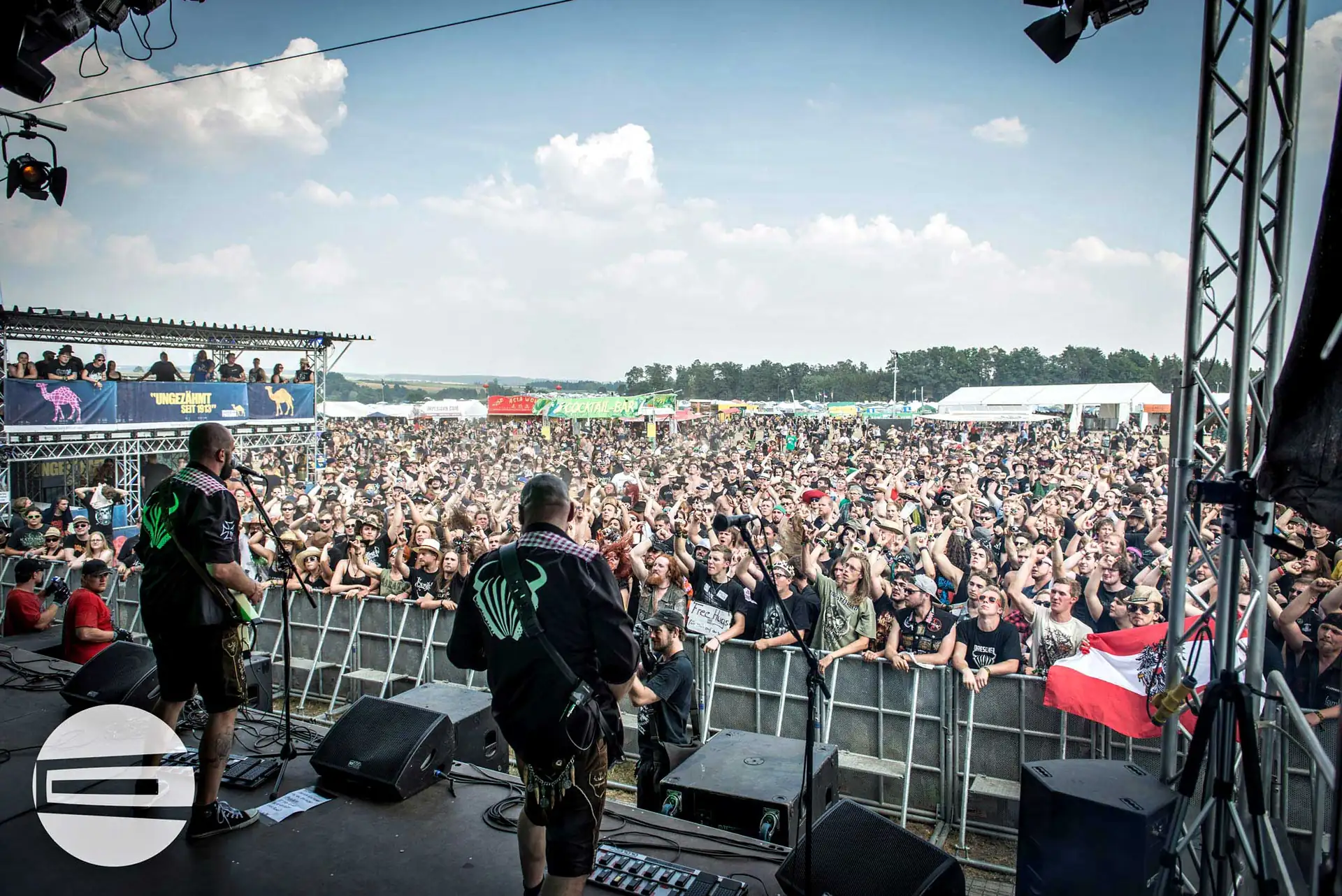 Drescher live auf einem Festival